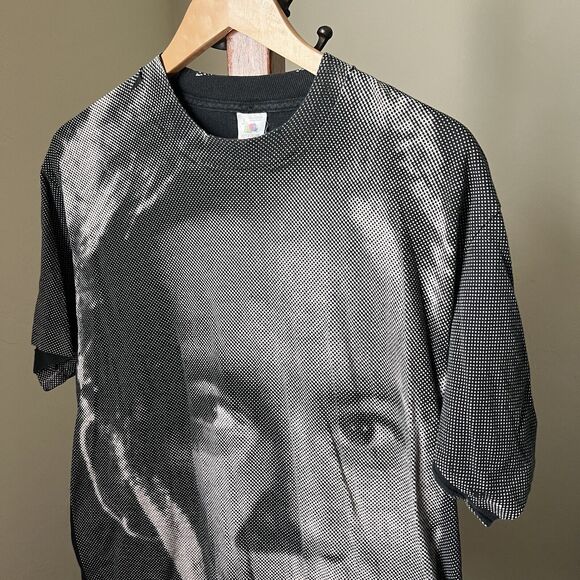 Star Trek Shirt Large Vintage 90s Paramount Studios Sci Fi AOP All Over Tee - Picture 5 of 10